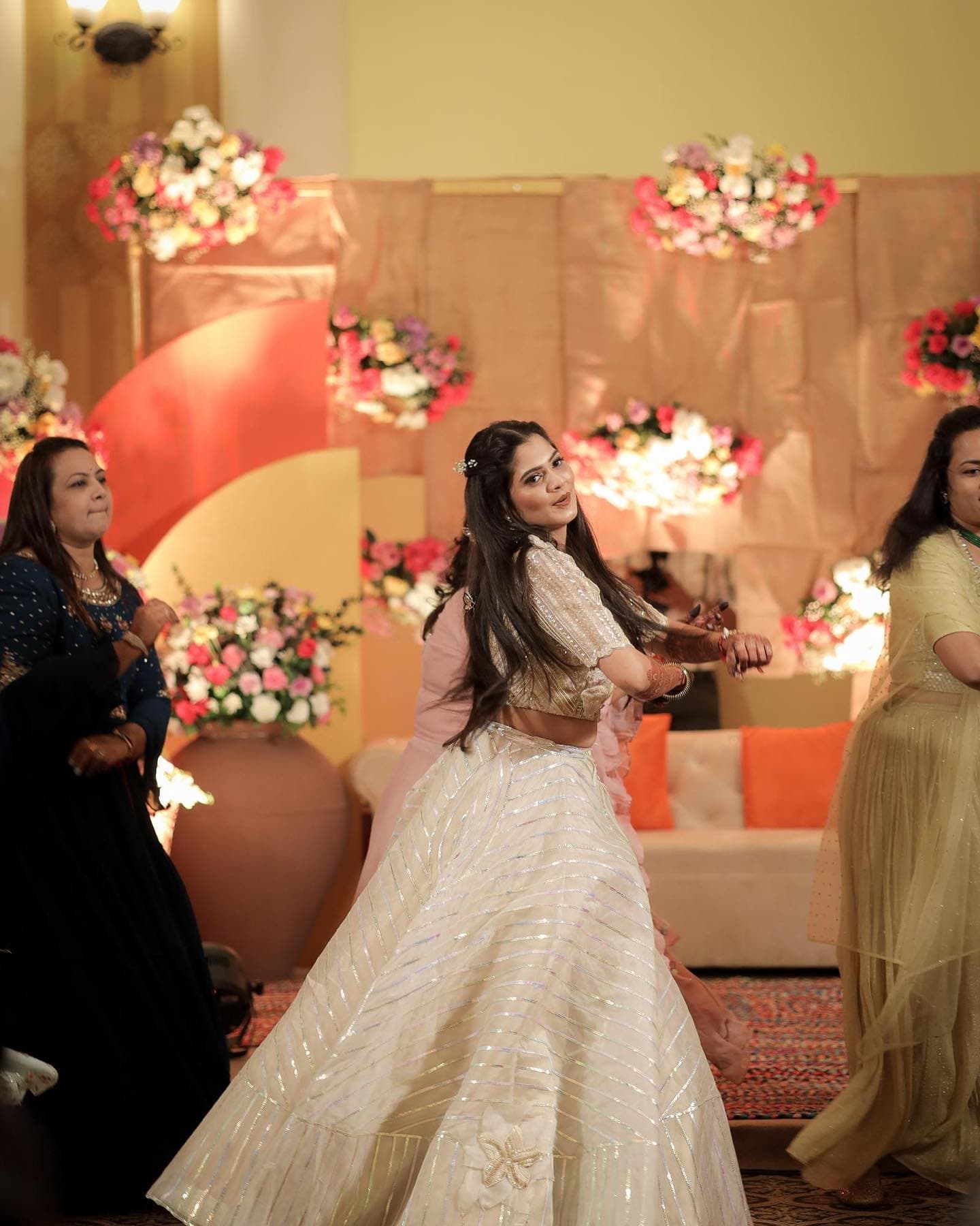 In Motion — Sangeet beauty by RadhaaMakeovers