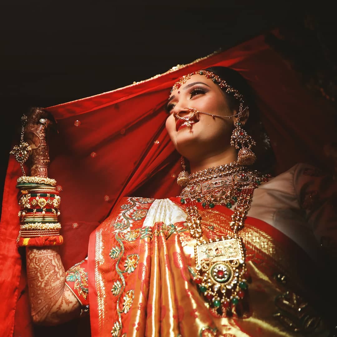 Veiled in Vermilion
