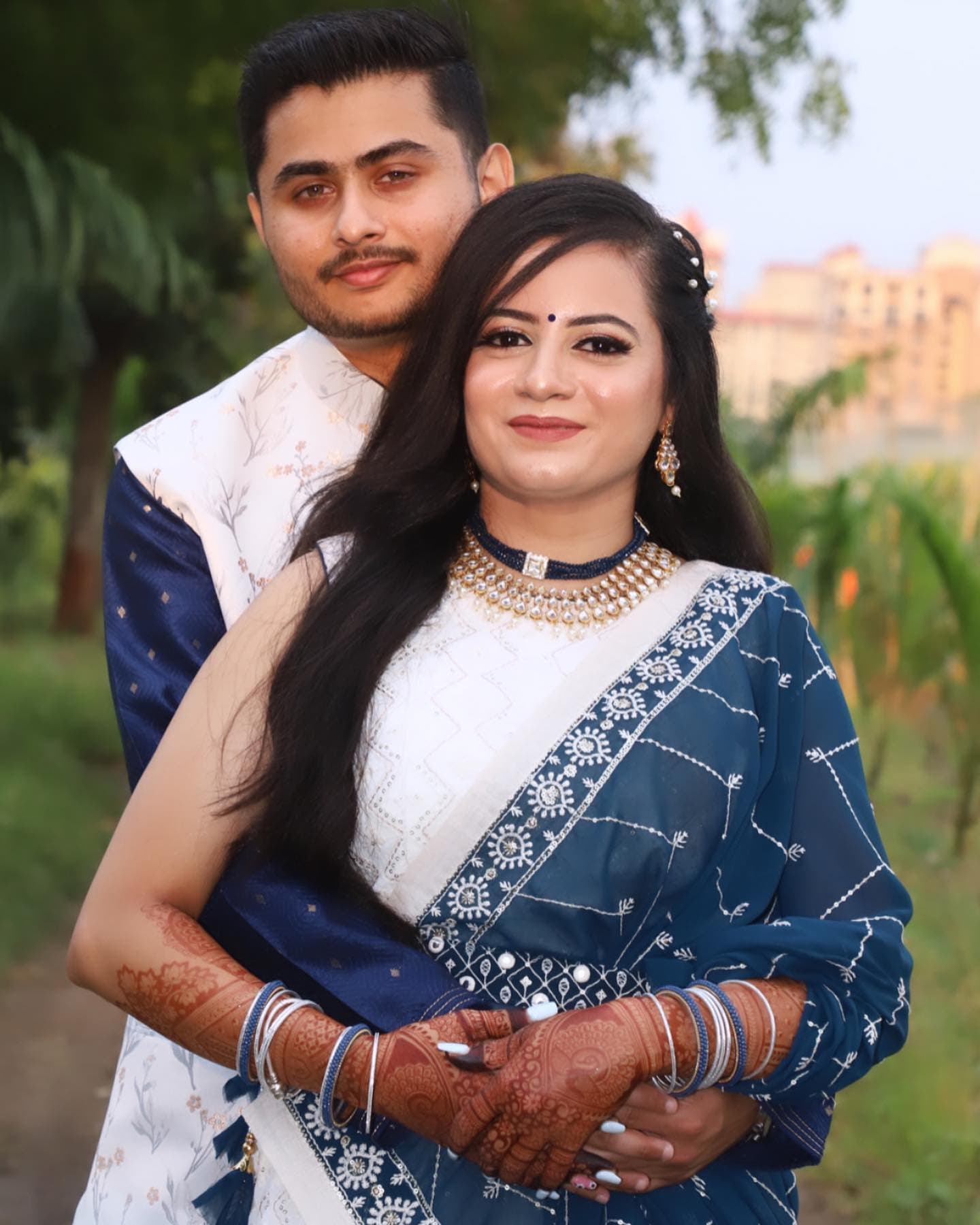 Blue & Ivory — Occasion beauty by RadhaaMakeovers